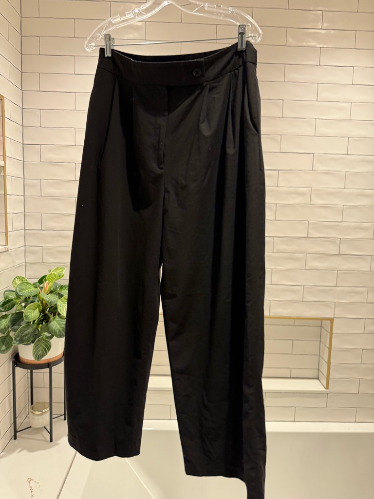 Zara Zw Collection Crop Balloon Panta